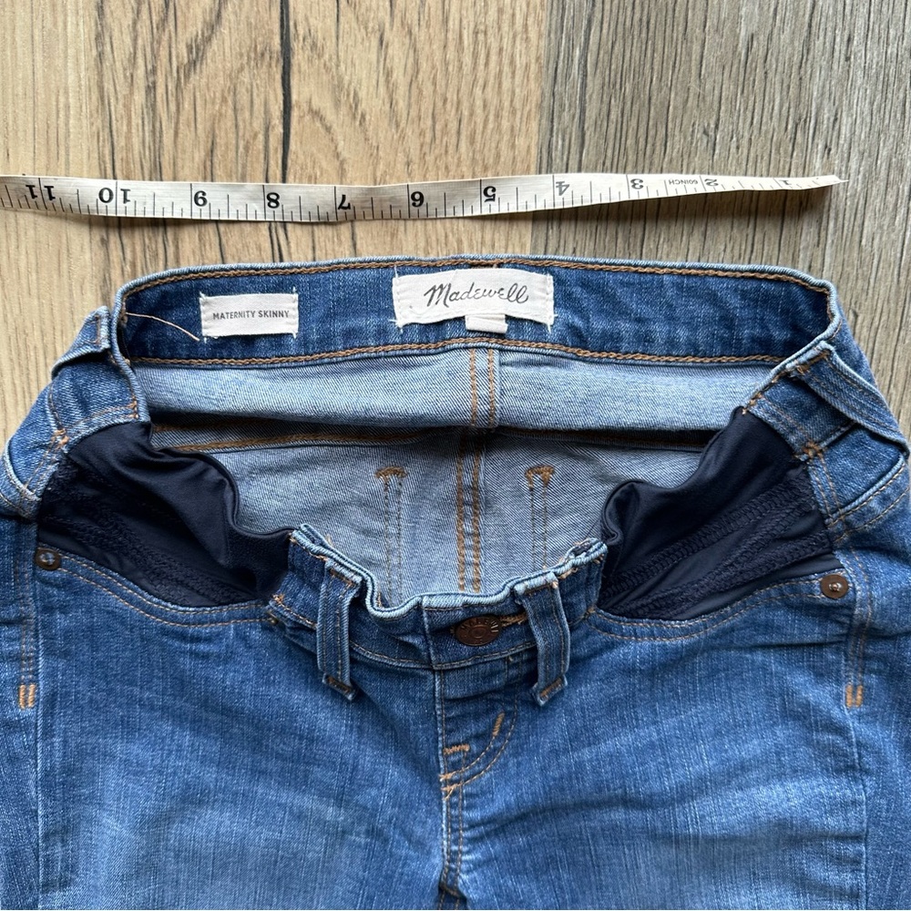 Madewell Maternity Denim Skinny Jeans 24 - Picture 7 of 12